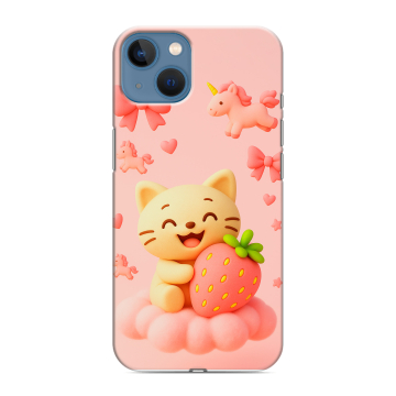 Силиконовый чехол на Iphone 13 с принтом для девочек Силиконовый чехол на Iphone 13 с принтом для девочек