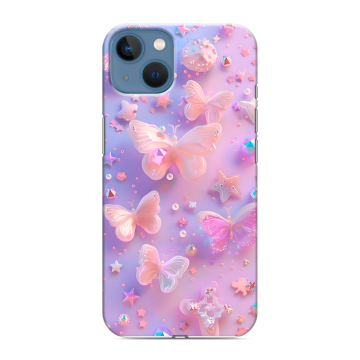 Силиконовый чехол на Iphone 13 с принтом Бабочки