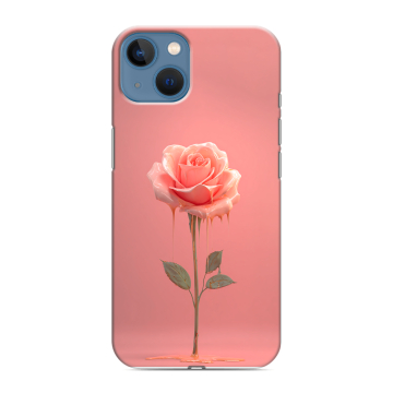 Силиконовый чехол на Iphone 13 с принтом Розовая роза