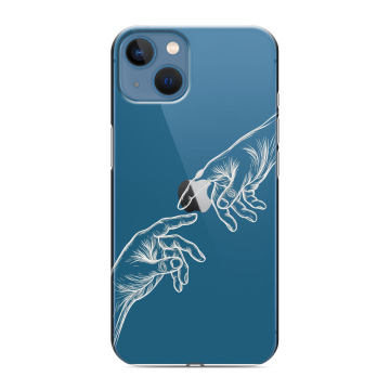 Силиконовый чехол на Iphone 13 с принтом Сотворение мира