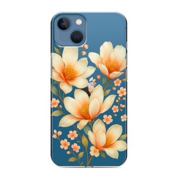 Силиконовый чехол на Iphone 13 с принтом Цветы