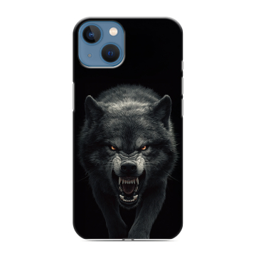 Силиконовый чехол на Iphone 13 с принтом Волк Силиконовый чехол на Iphone 13 с принтом Волк