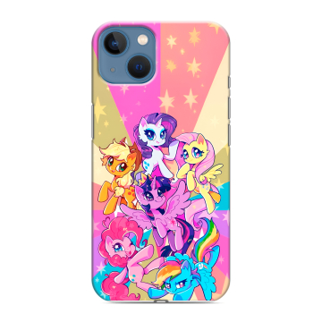 Силиконовый чехол на Iphone 13 с принтом My little pony Дружба чудо Силиконовый чехол на Iphone 13 с принтом My little pony Дружба чудо