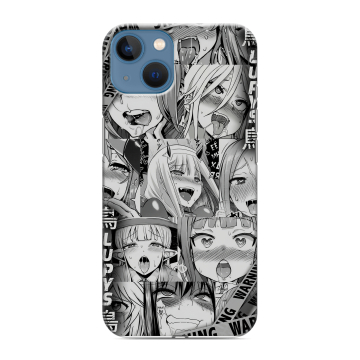 Силиконовый чехол на Iphone 13 с принтом Ahegao Ахегао Аниме