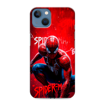 Силиконовый чехол на Iphone 13 с принтом Spiderman Человек паук