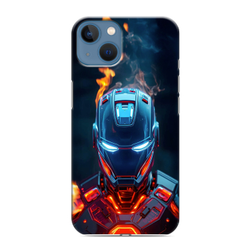 Силиконовый чехол на Iphone 13 с принтом IronMan Железный человек Силиконовый чехол на Iphone 13 с принтом IronMan Железный человек