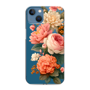 Силиконовый чехол на Iphone 13 с принтом цветы