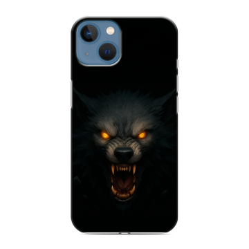 Силиконовый чехол на Iphone 13 с принтом Волк