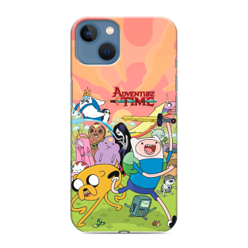 Силиконовый чехол на Iphone 13 с принтом Adventure time Время приключений