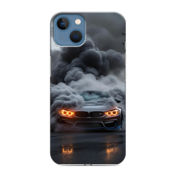 Силиконовый чехол на Iphone 13 с принтом BMW БМВ