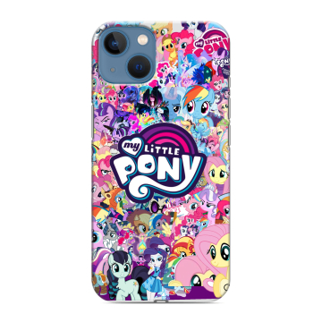 Силиконовый чехол на Iphone 13 с принтом My little pony Дружба чудо Силиконовый чехол на Iphone 13 с принтом My little pony Дружба чудо