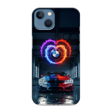 Силиконовый чехол на Iphone 13 с принтом BMW БМВ Силиконовый чехол на Iphone 13 с принтом BMW БМВ