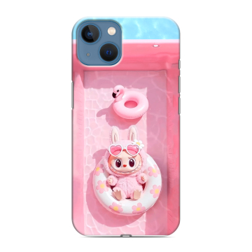 Силиконовый чехол на Iphone 13 с принтом Labubu Лабубу Силиконовый чехол на Iphone 13 с принтом Labubu Лабубу