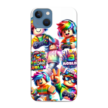 Силиконовый чехол на Iphone 13 с принтом Roblox Роблокс Силиконовый чехол на Iphone 13 с принтом Roblox Роблокс