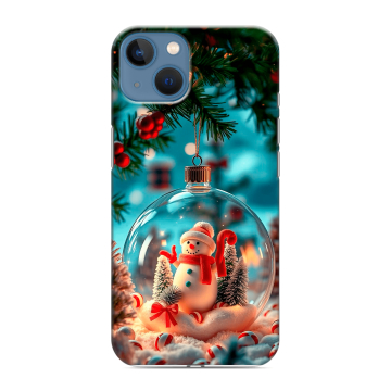 Силиконовый чехол на Iphone 13 с принтом Новый год