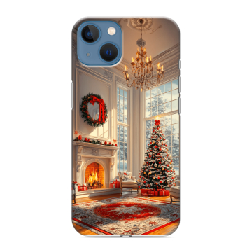 Силиконовый чехол на Iphone 13 с принтом Новый год