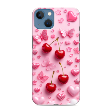 Силиконовый чехол на Iphone 13 с принтом для девочек Силиконовый чехол на Iphone 13 с принтом для девочек