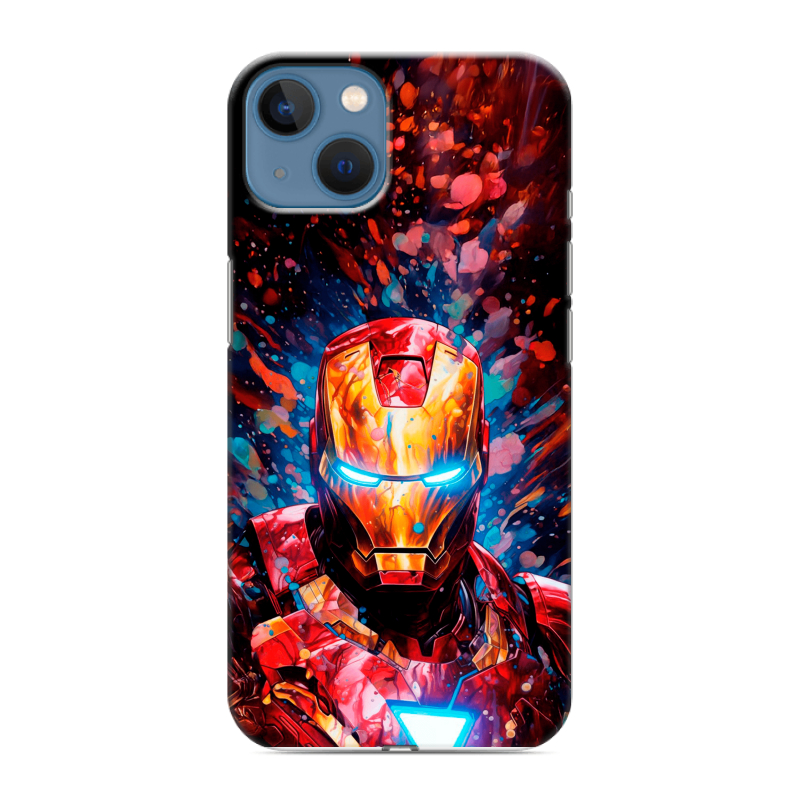 Силиконовый чехол на Iphone 13 с принтом Железный человек Ironman Силиконовый чехол на Iphone 13 с принтом Железный человек Ironman