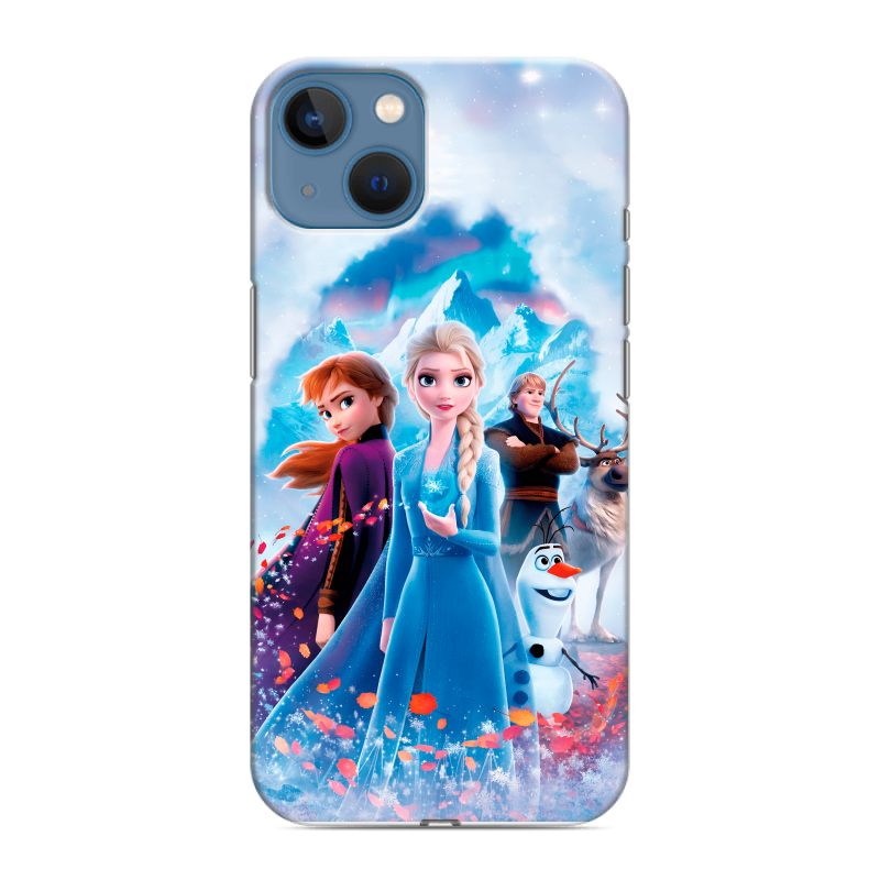 Силиконовый противоударный чехол на Iphone 13 с принтом Холодное сердце Frozen Силиконовый противоударный чехол на Iphone 13 с принтом Холодное сердце Frozen