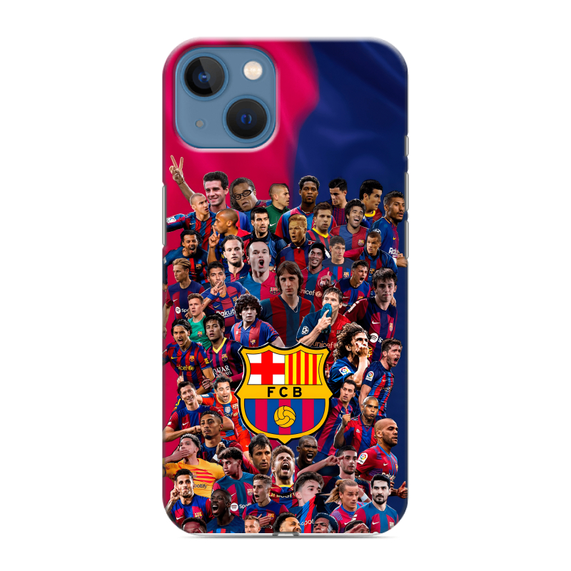 Силиконовый противоударный чехол на Iphone 13 с принтом Барселона Barcelona Силиконовый противоударный чехол на Iphone 13 с принтом Барселона Barcelona