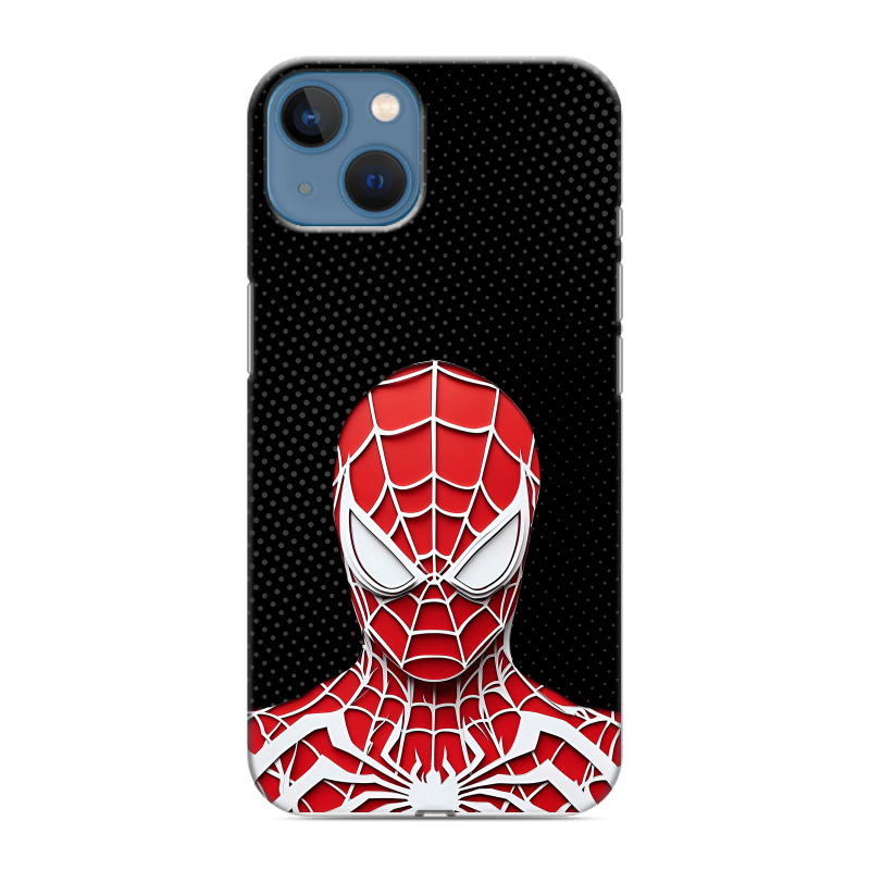 Силиконовый чехол на Iphone 13 с принтом человек паук spiderman Силиконовый чехол на Iphone 13 с принтом человек паук spiderman