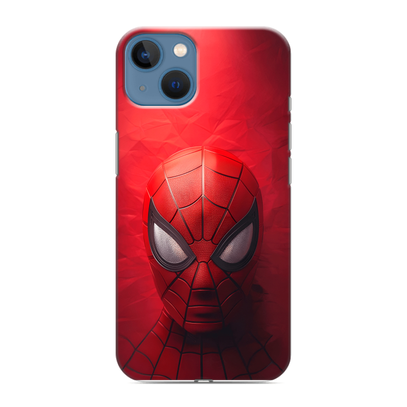 Силиконовый противоударный чехол на Iphone 13 с принтом Spiderman Человек паук Силиконовый противоударный чехол на Iphone 13 с принтом Spiderman Человек паук