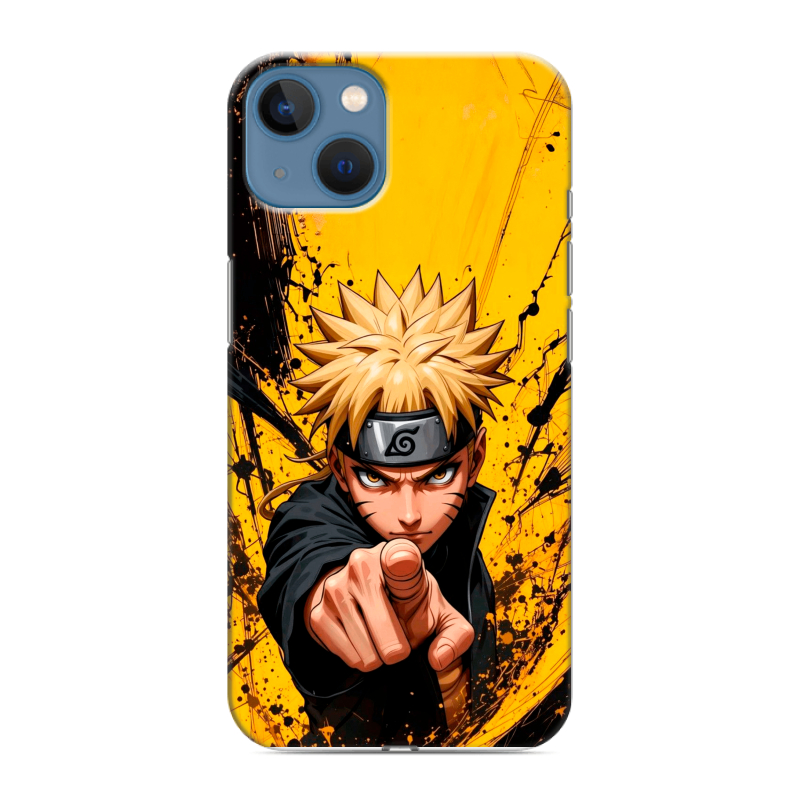 Силиконовый противоударный чехол на Iphone 13 с принтом Naruto Наруто Силиконовый противоударный чехол на Iphone 13 с принтом Naruto Наруто