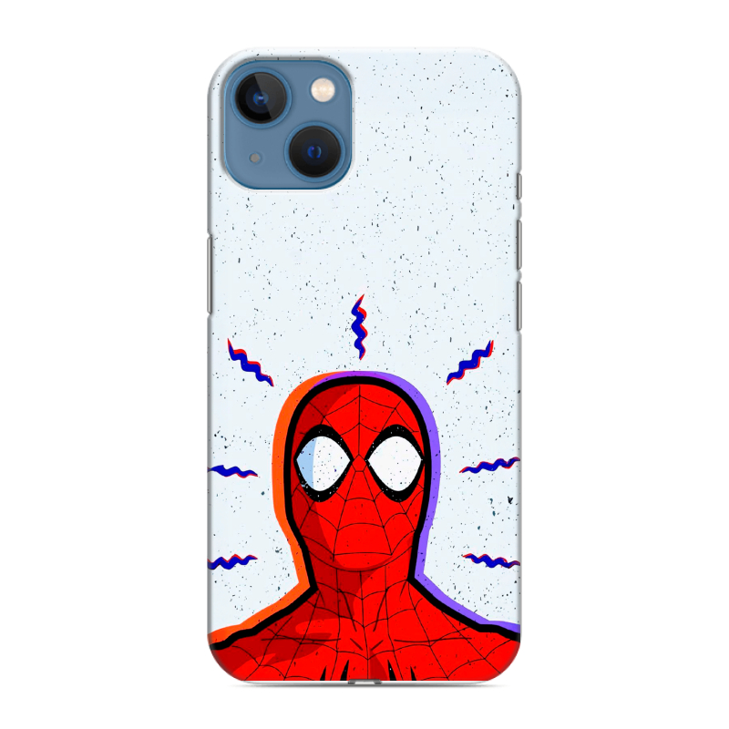 Силиконовый противоударный чехол на Iphone 13 с принтом Spiderman Человек паук Силиконовый противоударный чехол на Iphone 13 с принтом Spiderman Человек паук
