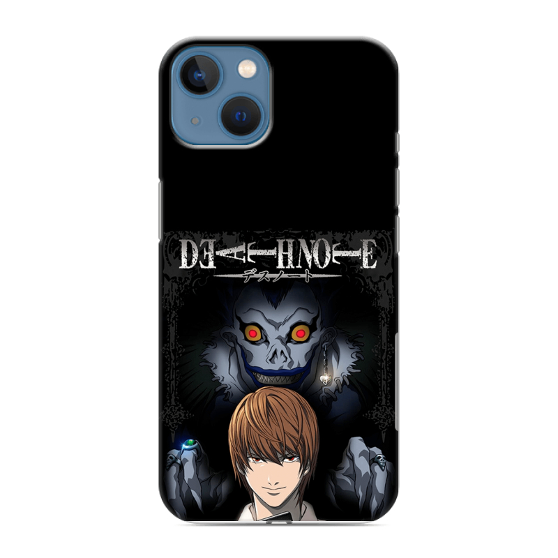 Силиконовый чехол на Iphone 13 с принтом Death note Тетрадь смерти Силиконовый чехол на Iphone 13 с принтом Death note Тетрадь смерти