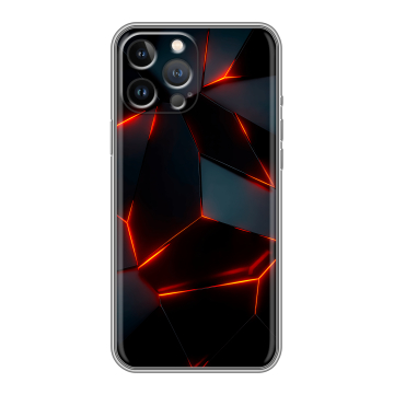 Силиконовый чехол на Iphone 13 Pro с принтом Яркие абстракции