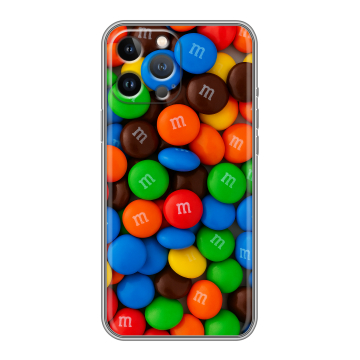 Силиконовый чехол на Iphone 13 Pro с принтом Конфеты