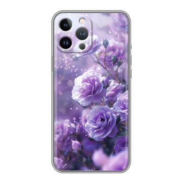 Силиконовый чехол на Iphone 13 Pro с принтом Розы цветы Силиконовый чехол на Iphone 13 Pro с принтом Розы цветы