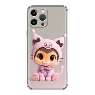 Силиконовый чехол на Iphone 13 Pro с принтом Куроми Kuromi Силиконовый чехол на Iphone 13 Pro с принтом Куроми Kuromi