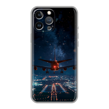 Силиконовый чехол на Iphone 13 Pro с принтом самолет Силиконовый чехол на Iphone 13 Pro с принтом самолет