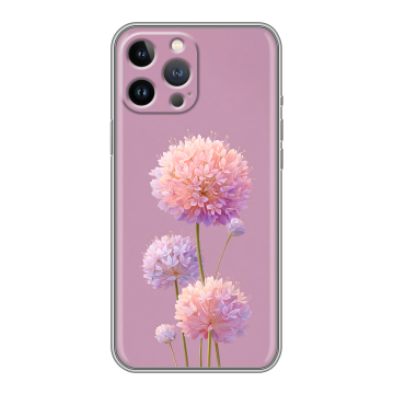 Силиконовый чехол на Iphone 13 Pro с принтом Цветы