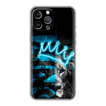 Силиконовый чехол на Iphone 13 Pro с принтом Король лев Силиконовый чехол на Iphone 13 Pro с принтом Король лев