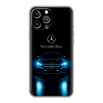 Силиконовый чехол на Iphone 13 Pro с принтом Mercedes Мерседес
