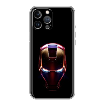 Силиконовый чехол на Iphone 13 Pro с принтом IronMan Железный человек Силиконовый чехол на Iphone 13 Pro с принтом IronMan Железный человек