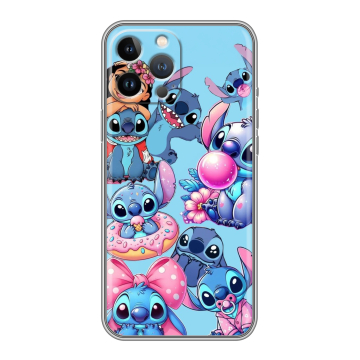 Силиконовый чехол на Iphone 13 Pro с принтом Лило и Стич