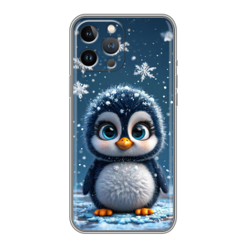 Силиконовый чехол на Iphone 13 Pro с принтом Новый год