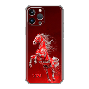 Силиконовый чехол на Iphone 13 Pro с принтом Новый год