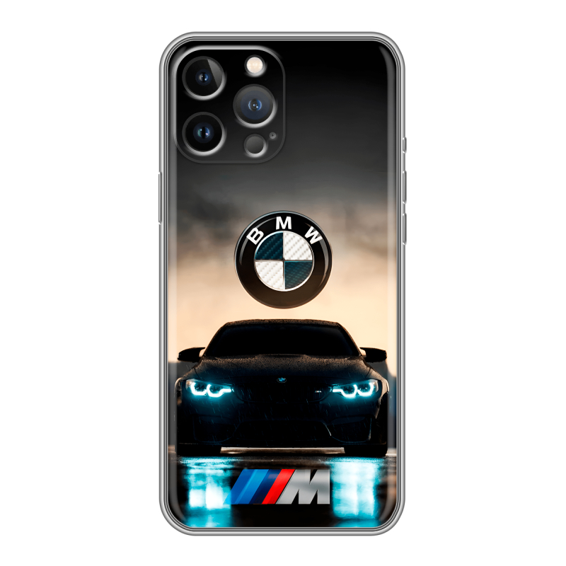 Силиконовый чехол на Iphone 13 Pro с принтом БМВ BMW Силиконовый чехол на Iphone 13 Pro с принтом БМВ BMW