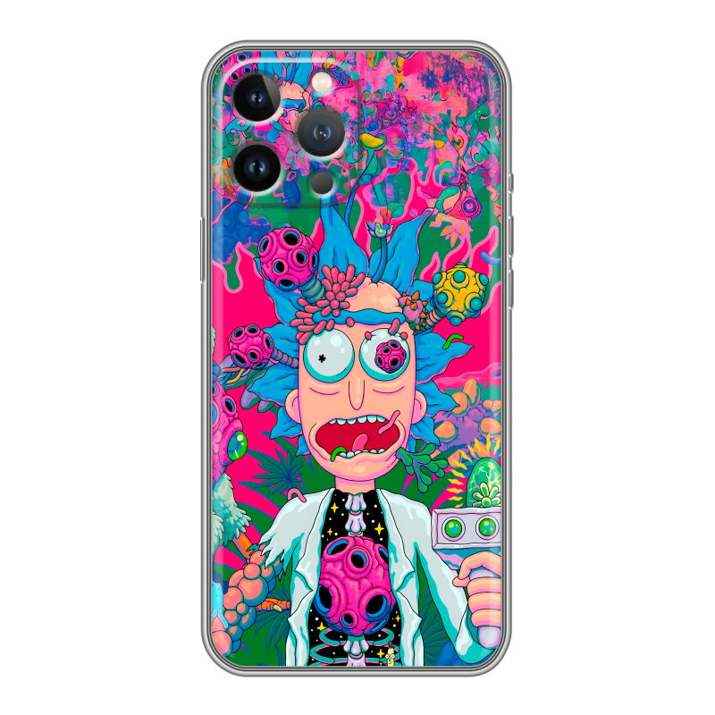 Силиконовый чехол на Iphone 13 Pro с принтом Рик и Морти Rick Morty Силиконовый чехол на Iphone 13 Pro с принтом Рик и Морти Rick Morty