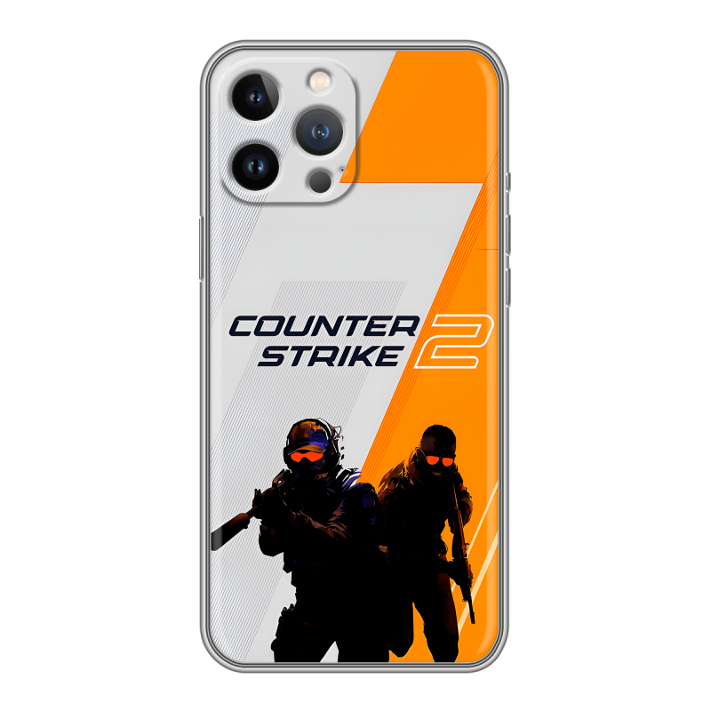 Силиконовый чехол на Iphone 13 Pro с принтом Counter Strike Силиконовый чехол на Iphone 13 Pro с принтом Counter Strike