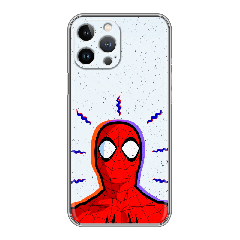 Силиконовый чехол на Iphone 13 Pro с принтом Spiderman Человек паук Силиконовый чехол на Iphone 13 Pro с принтом Spiderman Человек паук