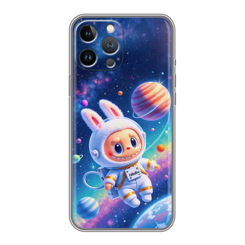 Силиконовый чехол на Iphone 13 Pro с принтом Labubu Лабубу Силиконовый чехол на Iphone 13 Pro с принтом Labubu Лабубу