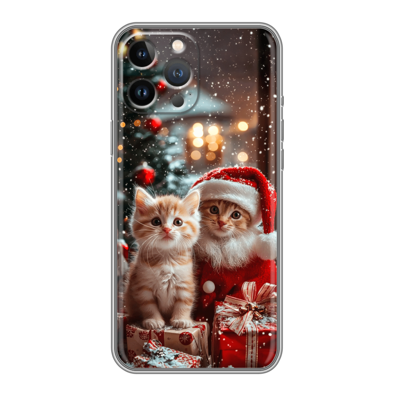 Силиконовый противоударный чехол на Iphone 13 Pro с принтом Новый год Силиконовый противоударный чехол на Iphone 13 Pro с принтом Новый год