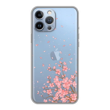 Силиконовый чехол на Iphone 13 Pro Max с принтом Ветка сакуры Силиконовый чехол на Iphone 13 Pro Max с принтом Ветка сакуры