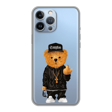 Силиконовый чехол на Iphone 13 Pro Max с принтом Мишка Силиконовый чехол на Iphone 13 Pro Max с принтом Мишка