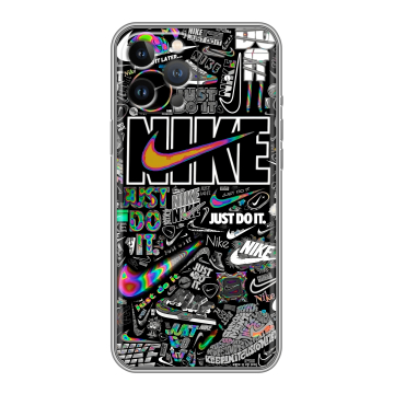 Силиконовый чехол на Iphone 13 Pro Max с принтом Найк Силиконовый чехол на Iphone 13 Pro Max с принтом Найк